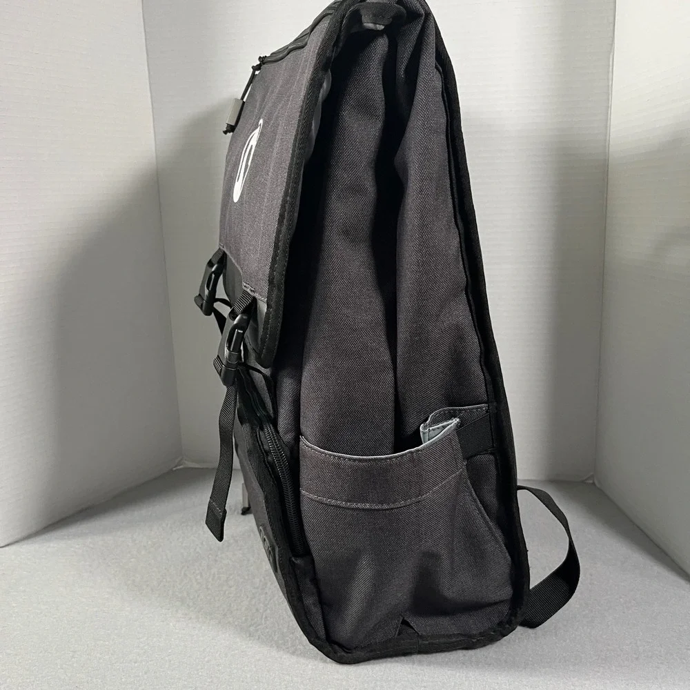 OGIO Dark Gray Backpack with Flamingo Logo Laptop School Travel Bag Padded‎